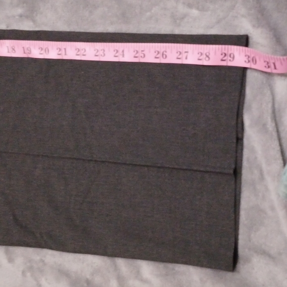 Apt.9 Men's Charcoal Pin Striped Flat Front Dress Pants Size 40x30. - Picture 9 of 10